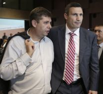 Aleksandr Tretyakov and Vitaliy Klichko