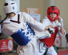 Participants of the Ukrainian championship in Kyokushin Karate