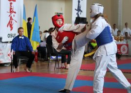Participants of the Ukrainian championship in Kyokushin Karate