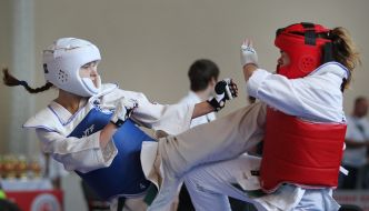 Participants of the Ukrainian championship in Kyokushin Karate