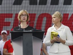 Yuliya Timoshenko and Irina Dovgan