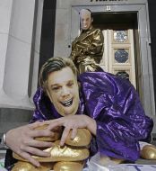 Action "Mask Show near the Ukrainian parliament"