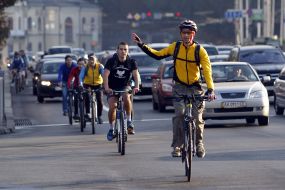 Participants of flashmob