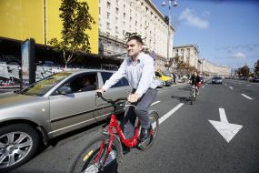 Participants of flashmob