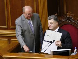 Petr Poroshenko and Valentin Zaychuk