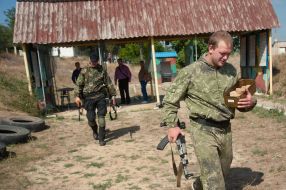 Військовослужбовці на полігоні