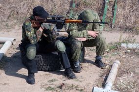 Військовослужбовці на полігоні