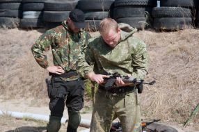 Військовослужбовці на полігоні