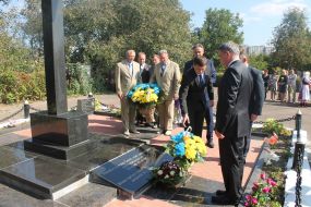 Opening of memorial board