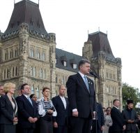 Petr Poroshenko and Marina Poroshenko