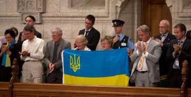 Representatives of the Ukrainian diaspora
