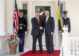 Petr Poroshenko and Joe Biden