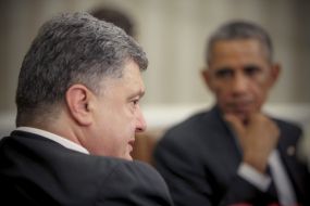 Petr Poroshenko and Barack Obama
