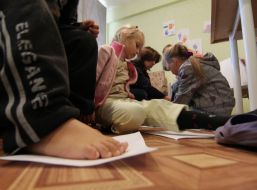 Psychologist working with children
