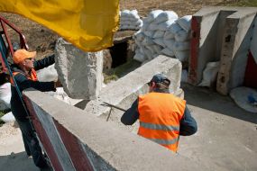 Construction of fortifications