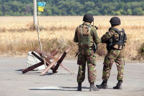 Military at the checkpoint
