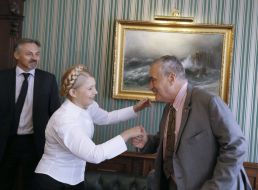 Yulia Tymoshenko and Karel Schwarzenberg