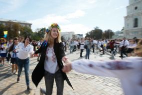 14-ый Мегамарш в вышиванках