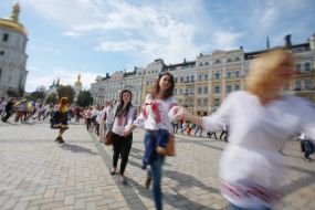 14-ый Мегамарш в вышиванках