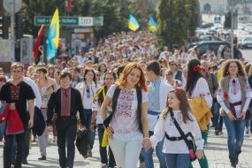 14-ый Мегамарш в вышиванках