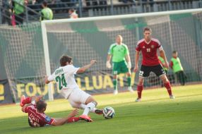 Playing moment of match