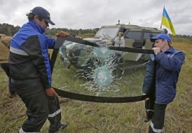 Демонстрационный обстрел бронированной техники