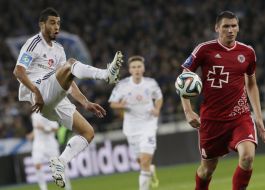 Younes Belhanda and Vitaliy Prindeta