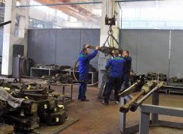Workers of Zhytomyr armored plant