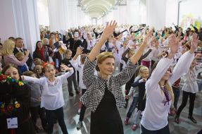 Marina Poroshenko at Children's Festival