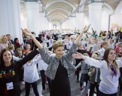 Marina Poroshenko at Children's Festival