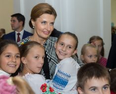 Marina Poroshenko at Children's Festival