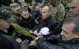 Participants of protest action
