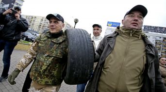 Participants of protest action