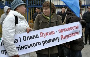 Participants of protest action