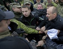Participants of protest action