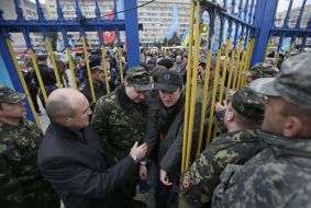 Participants of protest action