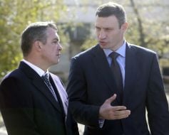 Виталий Кличко и Александр Фоменко