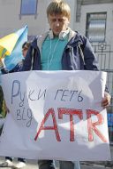Picket in support of the Crimean Tatar people