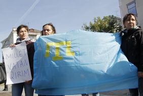 Picket in support of the Crimean Tatar people
