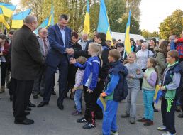 Vitali Klitschko and children