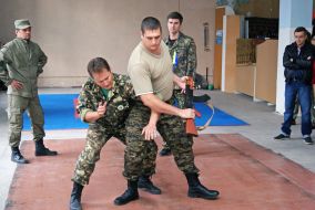 Demonstration class on self-defense