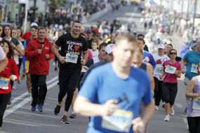 Vitali Klitschko during the charity race