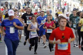 Vitali Klitschko during the charity race