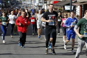 Vitali Klitschko during the charity race