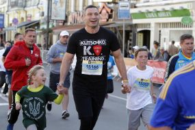 Vitali Klitschko during the charity race