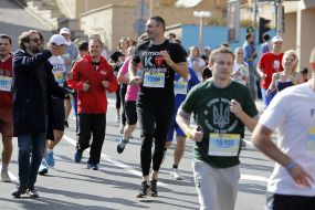 Vitali Klitschko during the charity race