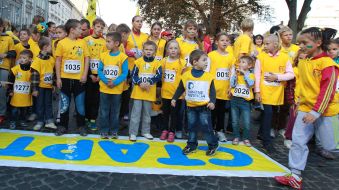 Participants of charity run