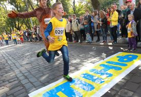 Participants of charity run