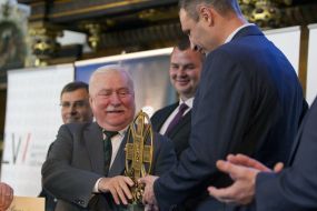 Виталий Кличко и Лех Валенса