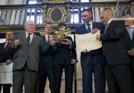 Виталий Кличко и Лех Валенса